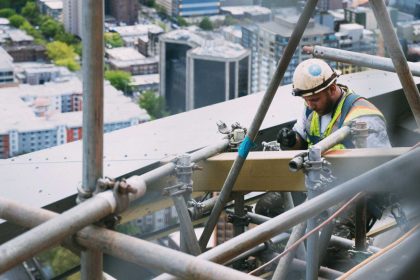 Builder on scaffolding