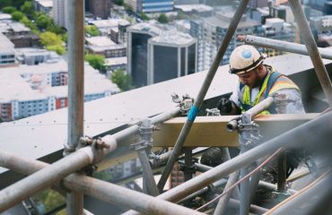 Builder on scaffolding