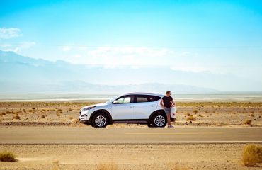 AA Car Breakdown on a road