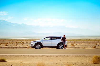 AA Car Breakdown on a road