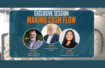 3 speakers presenting at Making Cash Flow