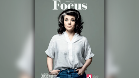 Focus Magazine Spring 2023 with Caitlin Moran's front page 'helps to boost confidence with inspiring life story speech'