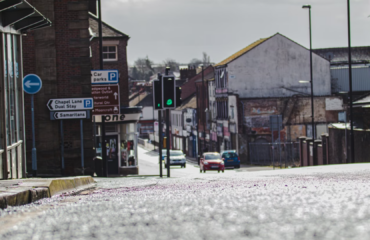 Road in Stoke on Trent