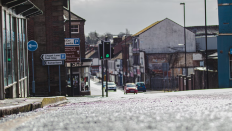 Road in Stoke on Trent