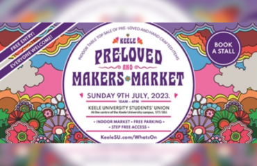 Keele Pre-loved Makers and Market Event Graphic