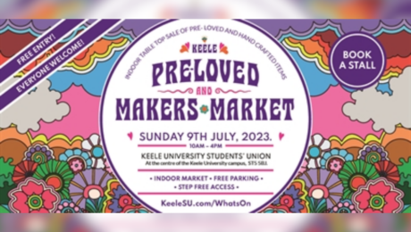 Keele Pre-loved Makers and Market Event Graphic