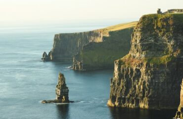 Cliffs with sea