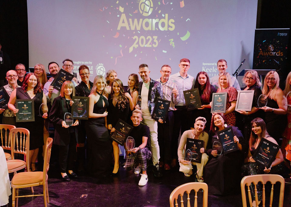 Picture of people at Newcastle under Lyme Business Awards 2023.