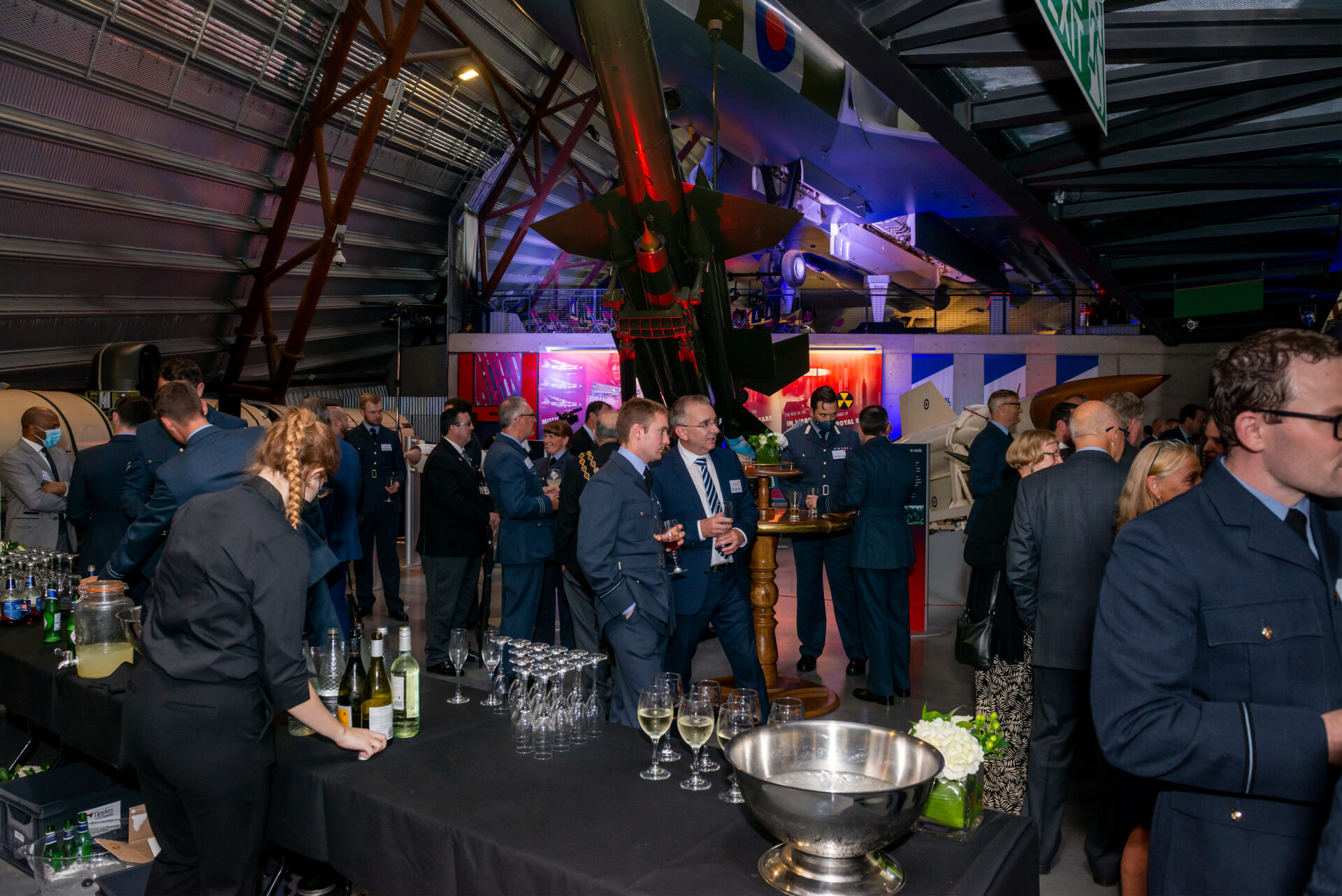 Picture of chamber members who have attended the royal air Force museum's annual reception.