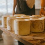 Picture of some clay pots.(Ceramics)