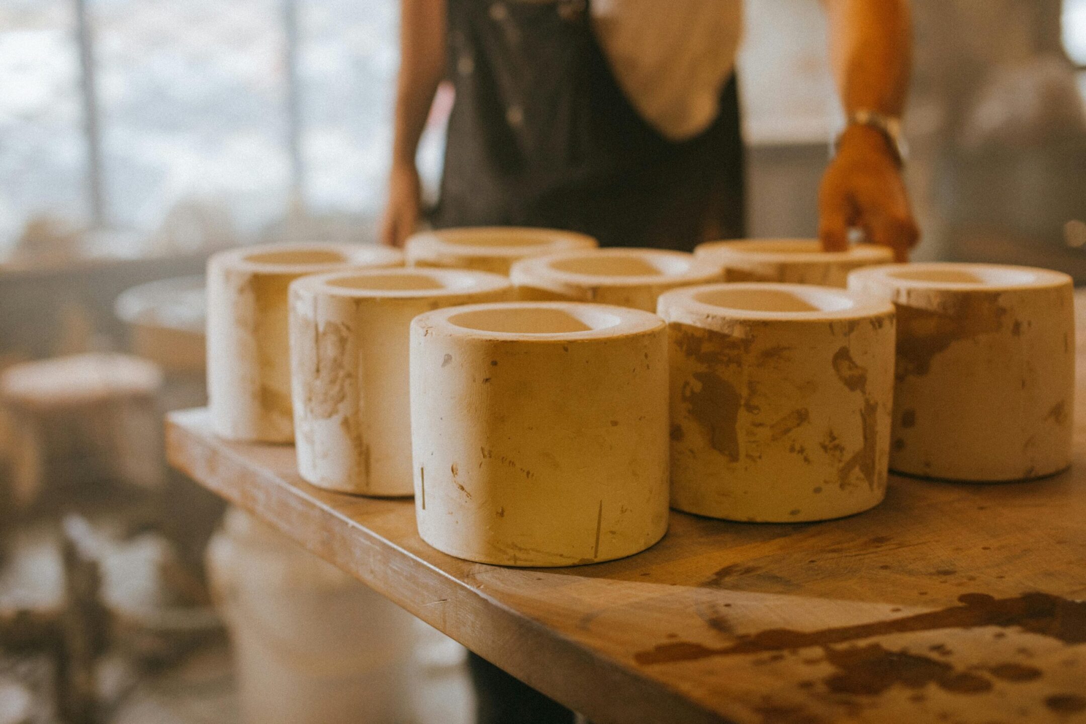 Picture of some clay pots.(Ceramics)