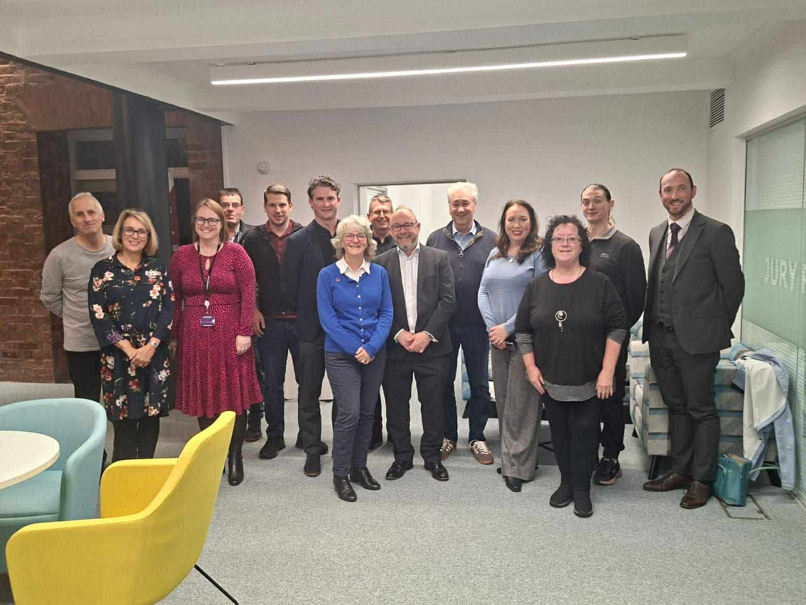 People at Stafford Chamber AGM to welcome 4 new members and reflect on chamber achievements