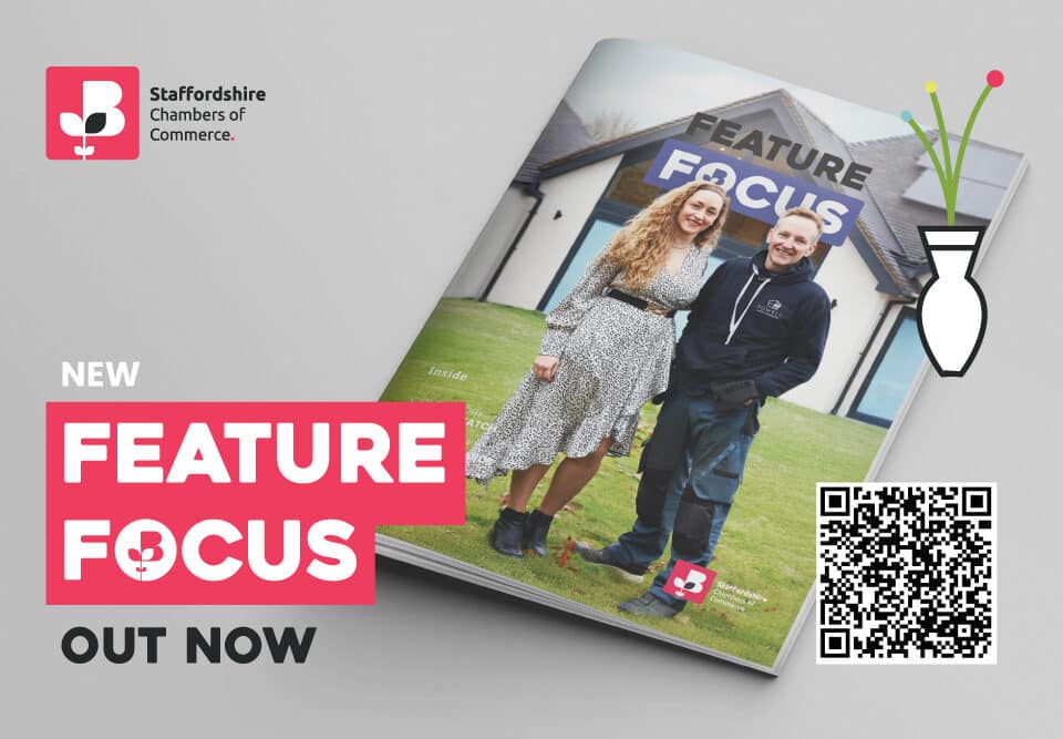 picture with winter edition of Feature focuss magazine.