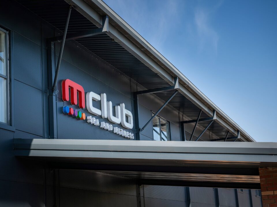 Outside building shot of the M Club Spa and Fitness