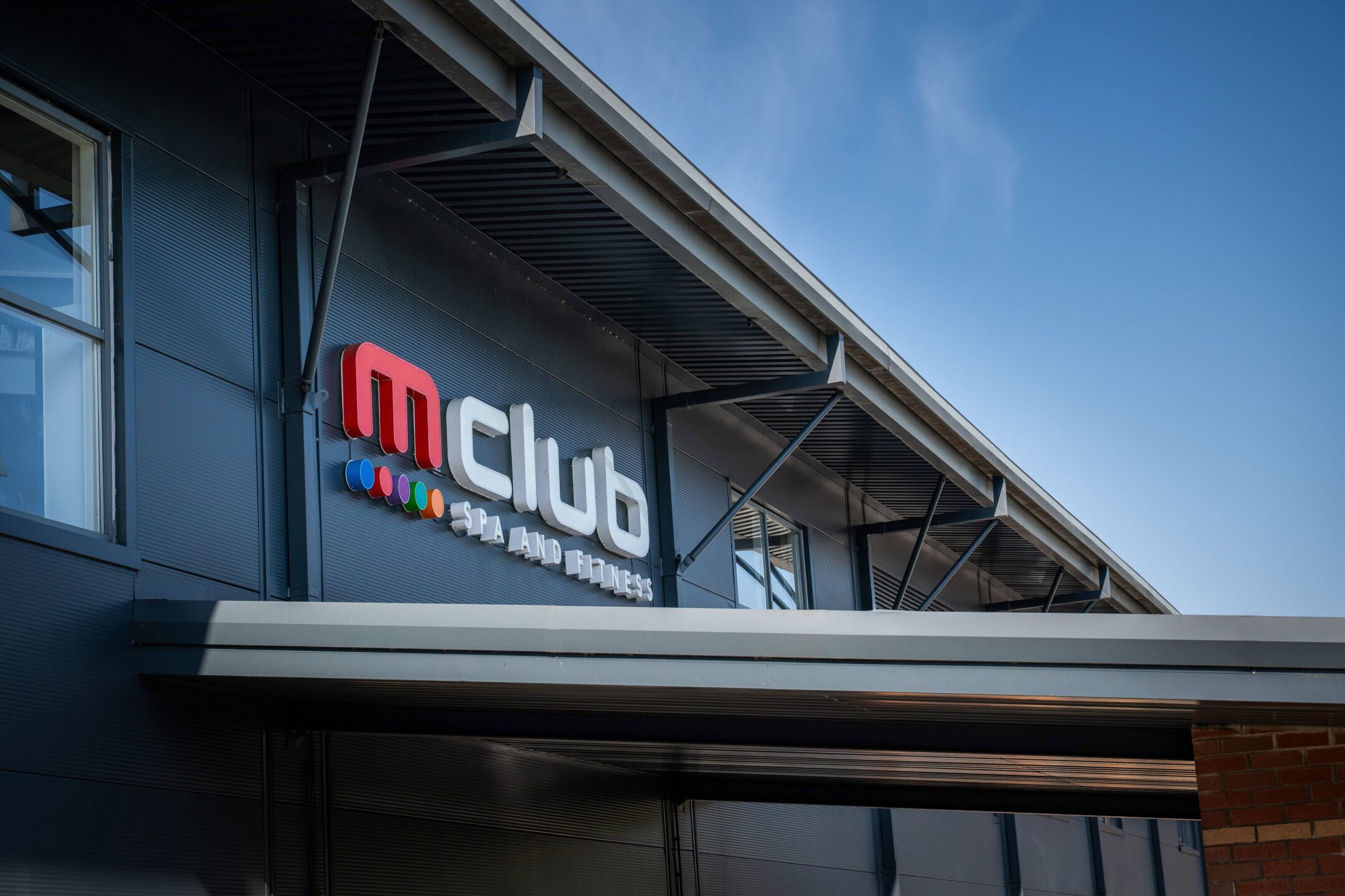 Outside building shot of the M Club Spa and Fitness